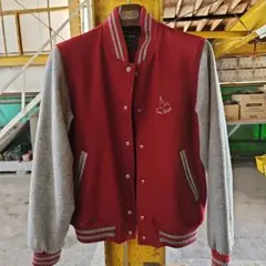 Troy Bros スタジャン Mサイズ 赤とグレー