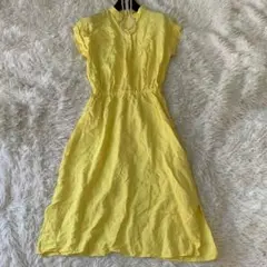 SPICK AND SPAN ウエストゴム入りシャツワンピース　Sサイズ
