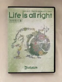 【初回限定版】ゴールデンボンバー　Life is all right DVD 初回限定版】ゴールデンボンバー Life is all right DVD