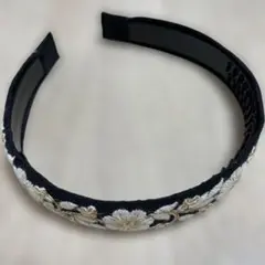 インド刺繍 ヘアカチューシャ