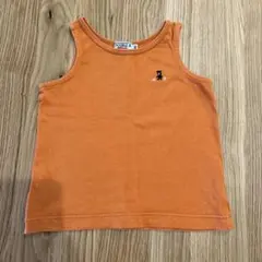 ミキハウス　タンクトップ　90 オレンジ