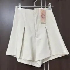 【新品タグ付き】クリア clear ショートパンツ キュロット アイボリー