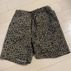 GLOBAL WOK ヒョウ柄 ハーフパンツ 130