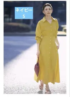 新品　OPAQUE.CLIP 大草直子　ワンピース　ネイビー　Ｓ