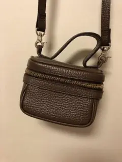 【5月末まで限定値下げ】chiiiibag マイクロウォレット　ダークブラウン 5月末まで限定値下げ】chiiiibag マイクロウォレット ダーク