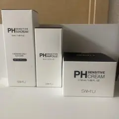 SAM'U PH化粧水・美容液・クリームセット