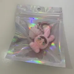 CRYBABY キーホルダー ストラップ うさぎ ピンク クライベイビー