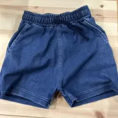 デニムカラー ハーフパンツ 110サイズ