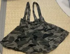 迷彩柄スリーブレスジャンバースカート　120cm