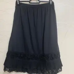 ①アクシーズファム レース ペチコートスカート