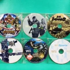 DiscのみWii ドラクエ バイオ4 戦国BASARA2 スマブラ モンハン3