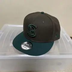 ショット ニューエラ キャップ NewEra SCHOTT 帽子 深緑 茶色