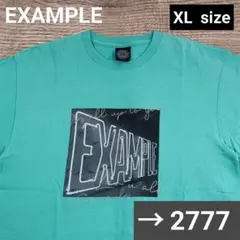 美品 EXAMPLE エグザンプル ネオン グラフィック T シャツ XL