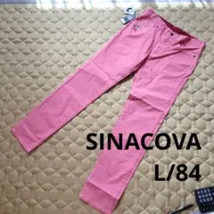 《新品》SINA COVA シナコバ、カッコいいパンツ、L、赤　T