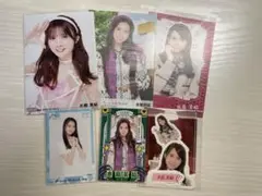 水島美結 生写真 シール めんこ