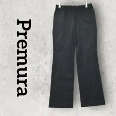 Premura ストレートパンツ セミブーツカット (70) ブラック フレア