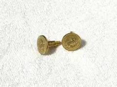 クルーガーランド金貨モチーフカフスボタン