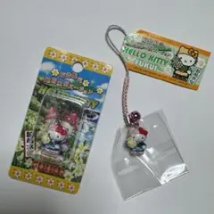 ご当地キティ 根付け ファスナーチャーム 福井 越前水仙