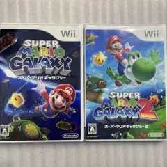 ② Wii スーパーマリオギャラクシー1&2セット