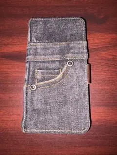 ☆USED美品☆ iPhone13ケース☆デニム手帳型☆