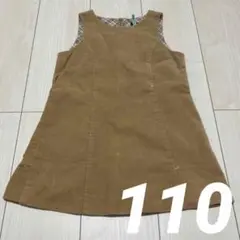 BURBERRYバーバリー コーデュロイ ワンピース ノバチェック
