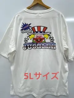ジャグラー　JUGGLER 半袖　白　ホワイト　Tシャツ 5Lサイズ スロット