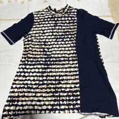 PLUSIV Tシャツ　カットソー　柄物　プラッシヴ