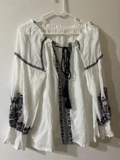 SUPERIOR CLOSET刺繍入りホワイトチュニック