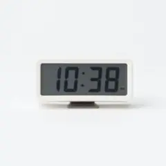 無印良品 デジタル時計 ホワイト ＭＪ‐ＤＣＳＷ１ muji 時計 置時計