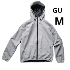 GU ウィンドプルーフシェルパーカ　M ライトグレー