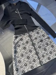 LOUIS VUITTON ルイヴィトン ロゴスカート ワンピース