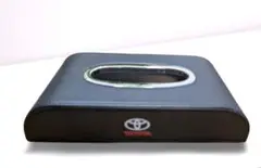 トヨタ TOYOTA 車用ティッシュボックス カバー ロゴ入り ☆ブラック