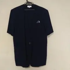 ネイビー 半袖 ジャケット