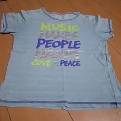 水色半袖Tシャツ 130