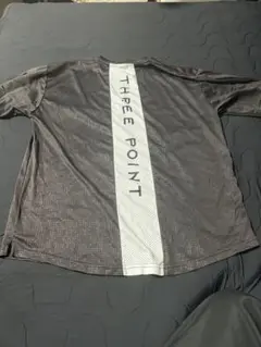 THREE POINT ウォームアップウェア Oサイズ 黒