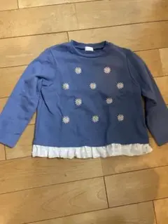 コンビミニ デイジー刺繍トレーナー　美品