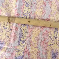 A １６０前後×２ｍ　花柄生地　オリエンタル柄　枕カバー　クッションなどに