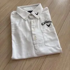 Callaway ホワイト ポロシャツ M