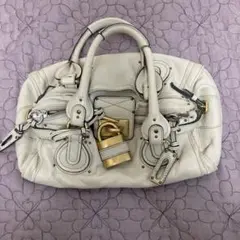 Chloe クロエ 鑑定済み ハンドバッグ レザー