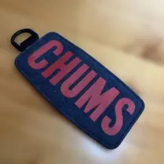 【CHUMS】定期入れ　カードケース ダークブルー/レッド