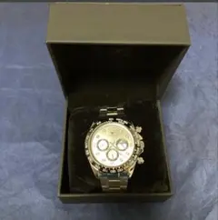 新品　未使用品！ 　腕時計　シルバー　メンズ 箱付き