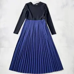 新品タグ付き マックスマーラ ロングワンピース プリーツ マキシ丈 ビジュー
