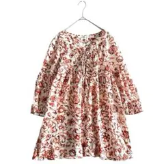 美品 TABASA タバサ チュニック ブラウス フリー オレンジ 薄手 夏
