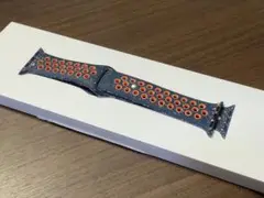 Apple Watch NIKEスポーツバンド 41mm用 ネイビー×オレンジ