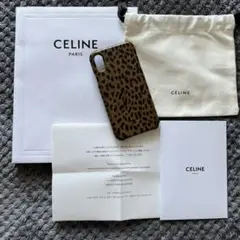 SALE⭐︎CELINE(セリーヌ) iPhone X/XS用ケース *ヒョウ柄*