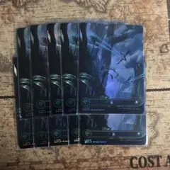 MTG 森　Forest ボーダーレス　foil 基本土地　10枚