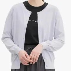 Honeys 8分袖クルーネックカーディガン