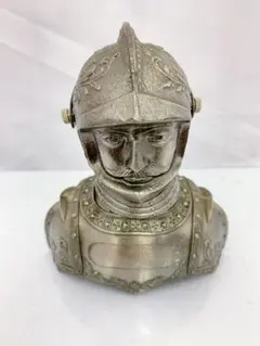 4SAM29 騎士の胸像 金属製 装飾的なヘルメット