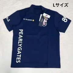 新品 Lサイズ PEARLY GATES Tシャツ ゴルフ ロゴ 洗える 日本製
