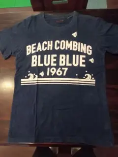 BLUE/BLUE BEACH COMBING Tシャツ サイズ2 ネイビー